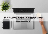 黄石有区块链公司吗[黄石有多少个项目]